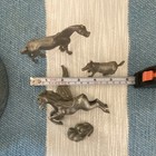 Lot Of 4 Metal Pewter Horse Figurines Collection  Includes Winged Pegasus Figure