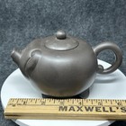 Vintage Yixing Zisha Pig Shaped Clay Teapot Handmade Chinese Purple Sand Pottery