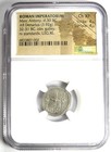 Marc Antony Ar Denarius Silver Galley Coin 32 Bc - Certified Ngc Choice Xf  ef 