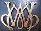 Vintage Solid Brass Williamsburg Virginia Metal Crafters William   Mary Cw10-11