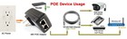 Gigabit 48v 30w Poe Injector Adapter Power Over Ethernet 802 3at Af 1000mbps
