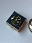 Vintage Pill Box Lot Floral Porcelain   Rhinestone Enamel Fish Trinket