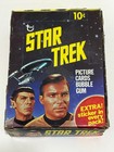1976 Topps Star Trek Empty Display Box Great Condition   6 Wrappers With No Rips