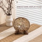 Bowl Stands For Display Plate Holder  Wooden Easel Frame Holder  3 5 Inch