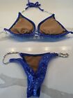 Toxic Angel  Womens Npc Stage Bikini  Holo Indigo 