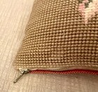 14  Vintage Victorian Beautiful Rose Handmade Needlepoint Pillow Cushion