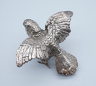 Vintage 925 Silver Flying Soaring Wing Flapping Bird Figurine 78 Grams - F042