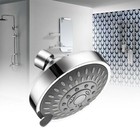 High Turbo Pressure Shower Head Bathroom Powerful Energy Water Saving Filter Us