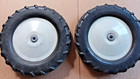Late Ford 6000 Rear Wheels 1 12 Scale Plastic Tires Metal Rims