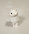 Beswick England Mini White Sitting Cat Kitten Figurine  sweet 
