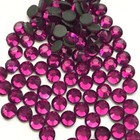 1440 Pcs Dmc Iron On Hotfix Crystal Rhinestones 5 Mm Dark Pink