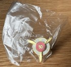 New In Original Plastic Bag Twa Trans World Airlines 50th Anniversary Lapel Pin
