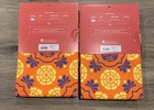 Lot Of 2 Target Calavera Tablecloth 60x84  Dia De Muertos Halloween Orange
