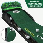 Golf Putting Mat Indoor Outdoor Practice Green Automatic Ball Return Set