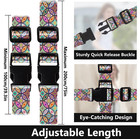 2 Pack Luggage Straps For Suitcases Adjustable Luggage Belt Tsa Approved  Bright