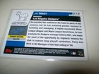 2005 Topps Mgr Jim Tracy Autograph Signed Auto  279 Los Angeles Dodgers