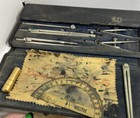 Vtg K e Keuffel   Esser Co Minusa Drafting Mechanical Drawing Set 796 Case  lot