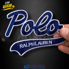 Polo Ralph 5  Size Embroidered Patches Sew iron On Red  Blue Polo Logo Patches
