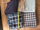 Lot Of 24 Yards Quilting Craft Sewing Cotton Flannel Fabric 5 Pieces