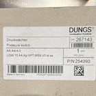 Dungs Pressure Switch Aa-a4-4-3 Lgw 10 A4 Ag-npt-ms9-v0 St-se Mpn 254393