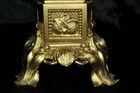 Antique 19th Century Victorian Ornate Urns Pair France Spelter 