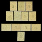 Colombia 1923 Airmail Scadta Spain  e  Ovpt Set Sc  Cle24-cle34  cfle1 Mint Mlh