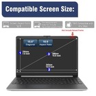 2 Pack 15 6 Inch Tempered Glass Laptop Screen Protector For 15 6 glass-16 9