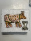 New In Box Westland Cow Parade Figurine The Early Show 9129 2000 Retired