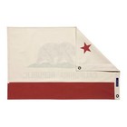 100  Cotton California Republic State Flag Canvas Bear Vintage Style Made In Usa