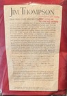 New pkg Vtg Jim Thompson Hand Woven Shantung Silk Red Fabric W sheen 110x144   