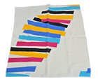 Set Of 4 Vera Neumann Vintage Napkins 16  Orange Yellow Geometric Mid Century