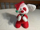 Vtg  1991 Fisher Price Christmas Puffalump  Puppy With Stocking Cap  Euc  8126