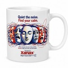 Novelty Xanax Alprazolam 11oz Coffee Mug -  quiet The Noise  Pharmacy Graphic   
