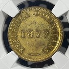 1877 Dominican Republic 1 Centavo Ngc Ms62 Lot g3281 Nice Unc 