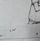 Dale King Of The Hill Original Hand Drawn Storyboard Production Art Sketch