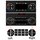 Vehicle Climate Control Button Stickers For 2007-2013 Chevy Avalanche Silverado