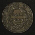 1828 13 Stars H1c Classic Head Half Cent - Free Shipping Usa