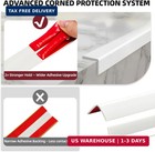 10ft Wall Corner Protector Moulding Trim  Flexible Wall Trim Peel And Stick Trim