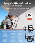 Vevor Stand Airless Paint Sprayer Airless Sprayer With Cart 650w House Exterior