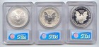 2006 P  W 20th Anniversary American Silver Eagle 3 Pc Set  Pcgs Ms proof-69