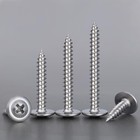 145pcs  8x1-1 4 Wood Screws Phillips Modified Truss Head Stainless Steel 410    