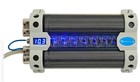 Rockville Rfc50f V2 50 Farad Car Audio Capacitor W  Blue Voltage Display