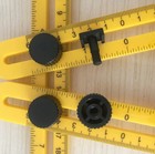 Angle Measuring Ruler 4 Fold Sliding Template Instrument Angler Multi-angle Tool