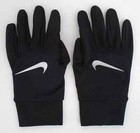 Nike Lightweight Tech Gloves Running Dri-fit Women s Black silver