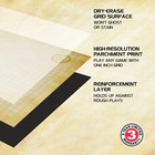 Enhance Rpg Grid Mat - Tabletop Dnd Map  24x36   Role Playing Dry Erase Dnd Mat