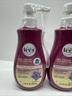  2  Veet Hair Removal Gel Creme Body Hair Remover Sensitive Legs Vanilla 13 5oz