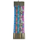Mcm Vtg Christmas Gift Wrap 6 Rolls In Original Box 75 Sq Ft Pink Green Elves 