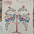 Vtg 80   s Stencil Decor Ease Wall Heart Strawberry Duck Angel Love Bird Lot Tole