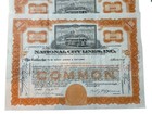 Vintage 1940s National City Lines Stock Certificate Lot Of 20 Transportation Bus