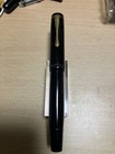 Osmia 664 Fountain Pen Kugel Medium Km 14k Gold Nib Black Piston Filler Vintage